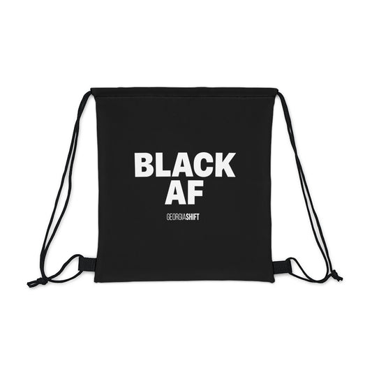 BLACK AF Drawstring Bag