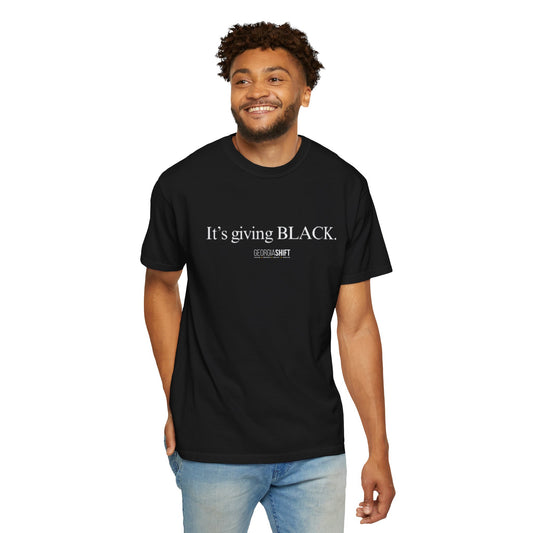 It's Giving Black